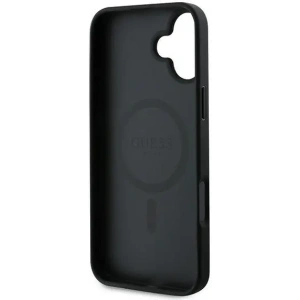 Kup Caz Guess GUHMP16MPGHSMMK Apple iPhone 16 Plus carcasă tare cu textură Ring MagSafe neagră - GUE3564 - {ean13} - Sklep Home Screen