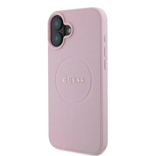 Kup Fall Guess GUHMP16MPGHSMMP Apple iPhone 16 Plus Hardcase Geprägter Ring MagSafe rosa - GUE3565 - {ean13} - Sklep Home Screen