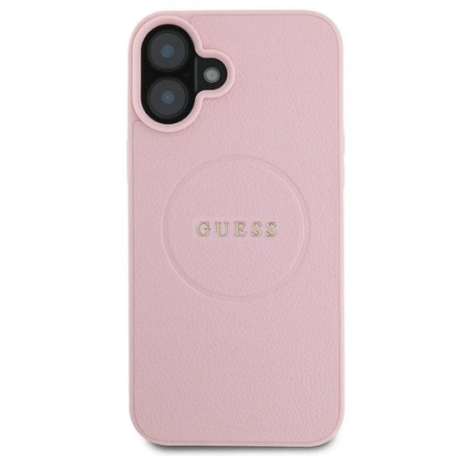 Kup Fall Guess GUHMP16MPGHSMMP Apple iPhone 16 Plus Hardcase Geprägter Ring MagSafe rosa - GUE3565 - {ean13} - Sklep Home Screen
