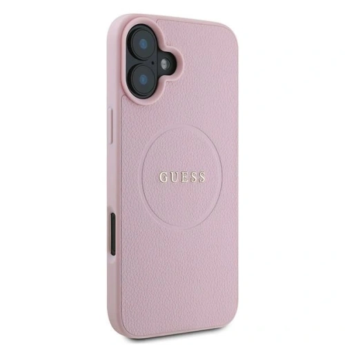 Kup Eset Guess GUHMP16MPGHSMMP Apple iPhone 16 Plus kemény tok Grained Ring MagSafe rózsaszín - GUE3565 - {ean13} - Sklep Home Screen