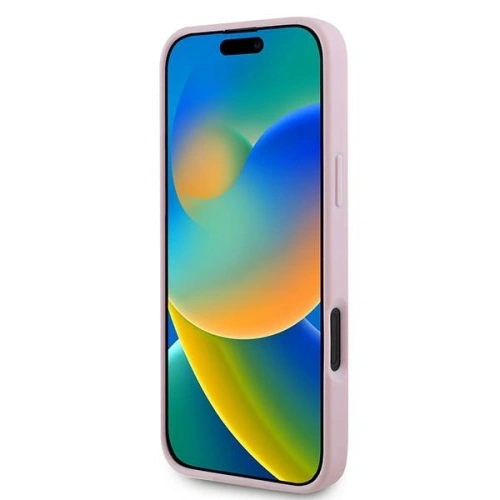 Kup Caz Guess GUHMP16MPGHSMMP pentru Apple iPhone 16 Plus hardcase Grained Ring MagSafe roz - GUE3565 - {ean13} - Sklep Home Screen