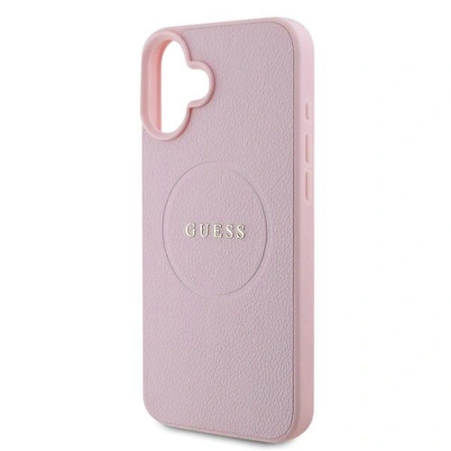 Kup Fall Guess GUHMP16MPGHSMMP Apple iPhone 16 Plus Hardcase Geprägter Ring MagSafe rosa - GUE3565 - {ean13} - Sklep Home Screen