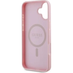 Buy Case Guess GUHMP16MPGHSMMP Apple iPhone 16 Plus hardcase Grained Ring MagSafe pink - GUE3565 - {ean13} - Home Screen Store Europe