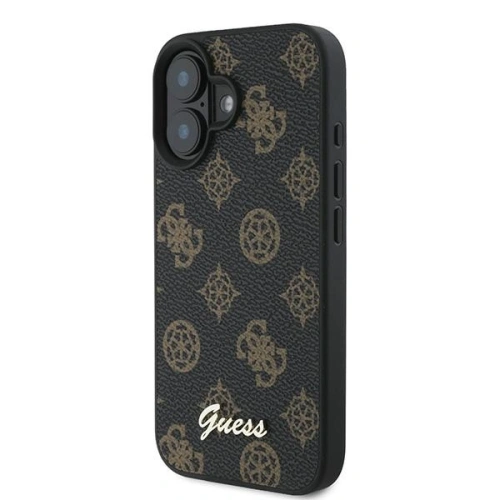 Kup Eset Guess GUHMP16MPGPYSK Apple iPhone 16 Plus kemény tok PU Peony Script MagSafe fekete - GUE3566 - {ean13} - Sklep Home Screen