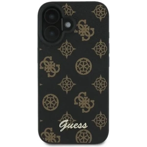 Kup Caz Guess GUHMP16MPGPYSK Apple iPhone 16 Plus hardcase PU Peony Script MagSafe negru - GUE3566 - {ean13} - Sklep Home Screen