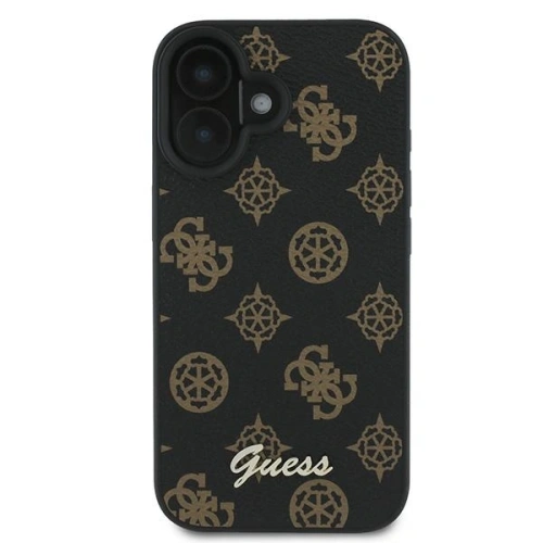 Kup Eset Guess GUHMP16MPGPYSK Apple iPhone 16 Plus kemény tok PU Peony Script MagSafe fekete - GUE3566 - {ean13} - Sklep Home Screen
