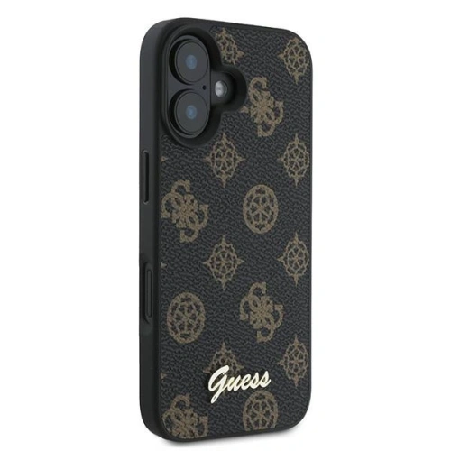 Kup Eset Guess GUHMP16MPGPYSK Apple iPhone 16 Plus kemény tok PU Peony Script MagSafe fekete - GUE3566 - {ean13} - Sklep Home Screen