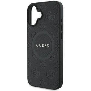 Kup Případ Guess GUHMP16MPSAPSMEK Apple iPhone 16 Plus tvrdý obal Saffiano Peony Classic Logo MagSafe černý - GUE3567 - {ean13} - Sklep Home Screen