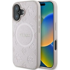 Kup Případ Guess GUHMP16MPSAPSMEP Apple iPhone 16 Plus tvrdý obal Saffiano Peony Classic Logo MagSafe růžový - GUE3568 - {ean13} - Sklep Home Screen