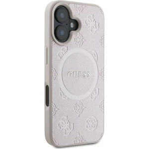 Kup Případ Guess GUHMP16MPSAPSMEP Apple iPhone 16 Plus tvrdý obal Saffiano Peony Classic Logo MagSafe růžový - GUE3568 - {ean13} - Sklep Home Screen