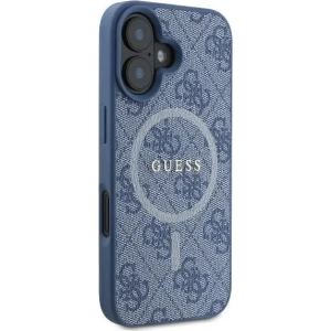 Kup Etui Guess GUHMP16SG4GFRB Apple iPhone 16 hardcase 4G Ring Classic Logo MagSafe niebieski - GUE3569 - {ean13} - Sklep Home Screen