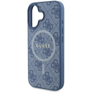 Kup Etui Guess GUHMP16SG4GFRB Apple iPhone 16 hardcase 4G Ring Classic Logo MagSafe niebieski - GUE3569 - {ean13} - Sklep Home Screen