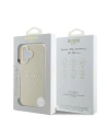 Kup Případ Guess GUHMP16SPGHSMME Apple iPhone 16 tvrdý obal Grained Ring MagSafe béžový - GUE3571 - {ean13} - Sklep Home Screen