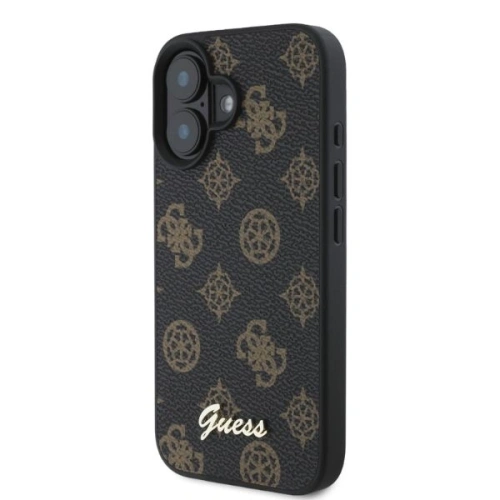 Kup Fall Guess GUHMP16SPGPYSK Apple iPhone 16 Hartschale Peony Script MagSafe schwarz - GUE3572 - {ean13} - Sklep Home Screen