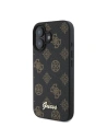 Buy Case Guess GUHMP16SPGPYSK Apple iPhone 16 hardcase Peony Script MagSafe black - GUE3572 - {ean13} - Home Screen Store Europe
