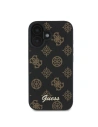Buy Case Guess GUHMP16SPGPYSK Apple iPhone 16 hardcase Peony Script MagSafe black - GUE3572 - {ean13} - Home Screen Store Europe