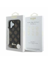 Buy Case Guess GUHMP16SPGPYSK Apple iPhone 16 hardcase Peony Script MagSafe black - GUE3572 - {ean13} - Home Screen Store Europe