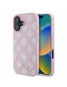 Buy Case Guess GUHMP16SPGPYSP Apple iPhone 16 hardcase Peony Script MagSafe pink - GUE3573 - {ean13} - Home Screen Store Europe