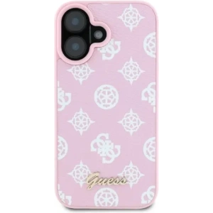 Kup Etui Guess GUHMP16SPGPYSP Apple iPhone 16 hardcase Peony Script MagSafe różowy - GUE3573 - {ean13} - Sklep Home Screen
