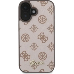 Kup Etui Guess GUHMP16SPGPYSW Apple iPhone 16 hardcase Peony Script MagSafe brązowy - GUE3574 - {ean13} - Sklep Home Screen