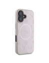 Kup Případ Guess GUHMP16SPSAPSMEP Apple iPhone 16 tvrdý obal Saffiano Peony Classic Logo MagSafe růžový - GUE3576 - {ean13} - Sklep Home Screen
