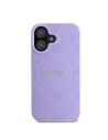Buy Case Guess GUHMP16SPSAPSMEU Apple iPhone 16 hardcase Saffiano Peony Classic Logo MagSafe purple - GUE3577 - {ean13} - Home Screen Store Europe