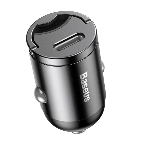 Kup Mini nabíječka do auta Baseus Tiny Star USB-C, QC 4.0+, PD, 30W (šedá) - BSU962GRY - {ean13} - Sklep Home Screen