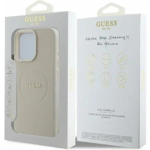 Kup Etui Guess GUHMP16XPGHSMME Apple iPhone 16 Pro Max hardcase Grained Ring MagSafe beżowy - GUE3580 - {ean13} - Sklep Home Screen