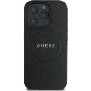Kup Etui Guess GUHMP16XPGHSMMK Apple iPhone 16 Pro Max hardcase Grained Ring MagSafe czarny - GUE3581 - {ean13} - Sklep Home Screen
