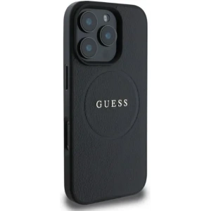 Kup Etui Guess GUHMP16XPGHSMMK Apple iPhone 16 Pro Max hardcase Grained Ring MagSafe czarny - GUE3581 - {ean13} - Sklep Home Screen