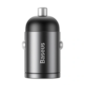Kup Mini ładowarka samochodowa Baseus Tiny Star USB-C, QC 4.0+, PD, 30W (szara) - BSU962GRY - {ean13} - Sklep Home Screen