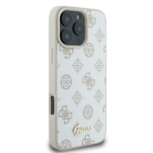 Kup Etui Guess GUHMP16XPGPYSH Apple iPhone 16 Pro Max hardcase Peony Script Logo MagSafe biały - GUE3582 - {ean13} - Sklep Home Screen