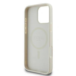 Kup Etui Guess GUHMP16XPGPYSH Apple iPhone 16 Pro Max hardcase Peony Script Logo MagSafe biały - GUE3582 - {ean13} - Sklep Home Screen