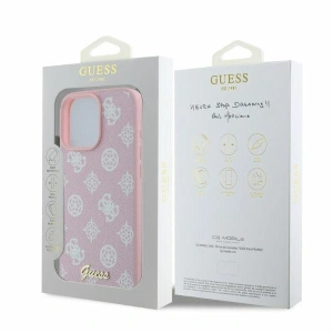 Kup Etui Guess GUHMP16XPGPYSP Apple iPhone 16 Pro Max hardcase Peony Script MagSafe różowy - GUE3584 - {ean13} - Sklep Home Screen