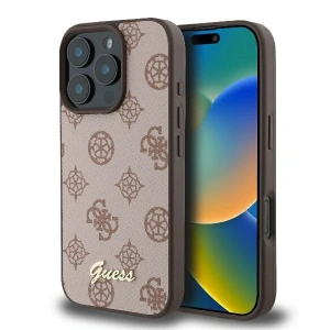 Kup Etui Guess GUHMP16XPGPYSW Apple iPhone 16 Pro Max hardcase Peony Script MagSafe brązowy - GUE3585 - {ean13} - Sklep Home Screen