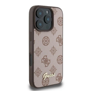 Kup Etui Guess GUHMP16XPGPYSW Apple iPhone 16 Pro Max hardcase Peony Script MagSafe brązowy - GUE3585 - {ean13} - Sklep Home Screen