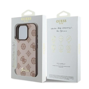 Kup Etui Guess GUHMP16XPGPYSW Apple iPhone 16 Pro Max hardcase Peony Script MagSafe brązowy - GUE3585 - {ean13} - Sklep Home Screen
