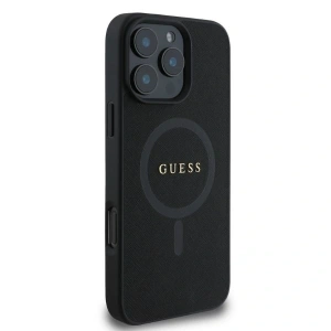 Kup Případ Guess GUHMP16XPSAHMCK Apple iPhone 16 Pro Max hardcase Saffiano Classic Logo MagSafe černý - GUE3586 - {ean13} - Sklep Home Screen