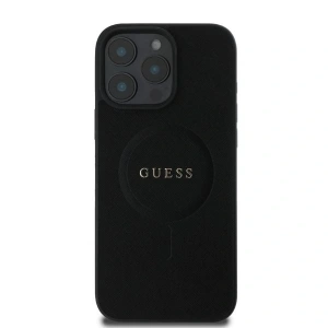 Kup Případ Guess GUHMP16XPSAHMCK Apple iPhone 16 Pro Max hardcase Saffiano Classic Logo MagSafe černý - GUE3586 - {ean13} - Sklep Home Screen