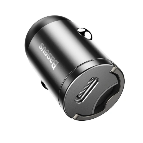 Kup Mini nabíječka do auta Baseus Tiny Star USB-C, QC 4.0+, PD, 30W (šedá) - BSU962GRY - {ean13} - Sklep Home Screen
