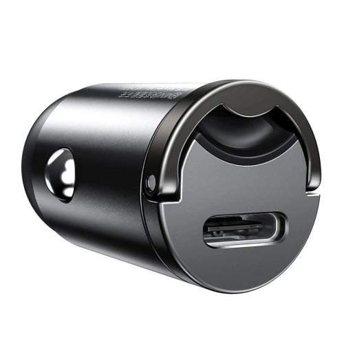Kup Mini nabíječka do auta Baseus Tiny Star USB-C, QC 4.0+, PD, 30W (šedá) - BSU962GRY - {ean13} - Sklep Home Screen