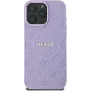 Kup Případ Guess GUHMP16XPSAPSMEU Apple iPhone 16 Pro Max tvrdý obal Saffiano Peony Classic Logo MagSafe fialový - GUE3590 - {ean13} - Sklep Home Screen