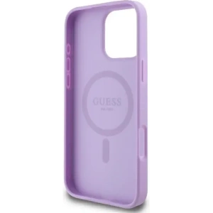 Kup Případ Guess GUHMP16XPSAPSMEU Apple iPhone 16 Pro Max tvrdý obal Saffiano Peony Classic Logo MagSafe fialový - GUE3590 - {ean13} - Sklep Home Screen