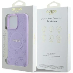 Kup Případ Guess GUHMP16XPSAPSMEU Apple iPhone 16 Pro Max tvrdý obal Saffiano Peony Classic Logo MagSafe fialový - GUE3590 - {ean13} - Sklep Home Screen