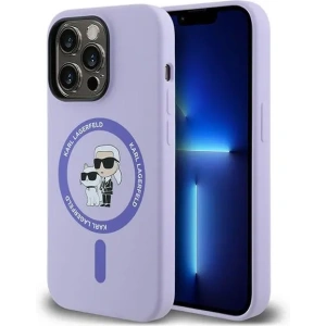 Kup Etui Karl Lagerfeld KLHMP14LSCMKCRHU Apple iPhone 14 Pro hardcase Silicone Karl&Choupette Heads Ring MagSafe fioletowy - KLD2144 - {ean13} - Sklep Home Screen