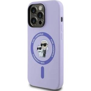 Kup Etui Karl Lagerfeld KLHMP14LSCMKCRHU Apple iPhone 14 Pro hardcase Silicone Karl&Choupette Heads Ring MagSafe fioletowy - KLD2144 - {ean13} - Sklep Home Screen