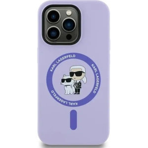 Kup Etui Karl Lagerfeld KLHMP14LSCMKCRHU Apple iPhone 14 Pro hardcase Silicone Karl&Choupette Heads Ring MagSafe fioletowy - KLD2144 - {ean13} - Sklep Home Screen