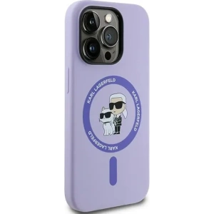 Kup Etui Karl Lagerfeld KLHMP14LSCMKCRHU Apple iPhone 14 Pro hardcase Silicone Karl&Choupette Heads Ring MagSafe fioletowy - KLD2144 - {ean13} - Sklep Home Screen