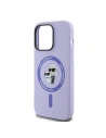 Buy Case Karl Lagerfeld KLHMP14LSCMKCRHU Apple iPhone 14 Pro hardcase Silicone Karl&Choupette Heads Ring MagSafe purple - KLD2144 - {ean13} - Home Screen Store Europe