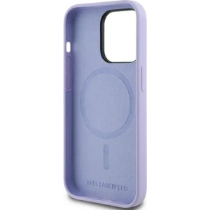 Kup Caz Karl Lagerfeld KLHMP14LSCMKCRHU pentru Apple iPhone 14 Pro carcasă dură din silicon Karl&Choupette Heads Ring MagSafe mov - KLD2144 - {ean13} - Sklep Home Screen